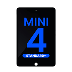 Standard+ LCD and Digitizer Assembly for iPad Mini 4 (BLACK) (Sleep / Wake Sensor Flex Pre-Installed)
