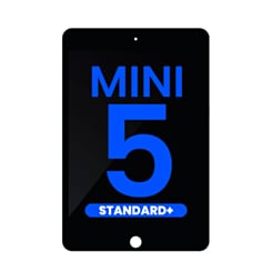 Standard+ LCD and Digitizer Assembly for iPad Mini 5 (BLACK) (Sleep / Wake Sensor Flex Pre-Installed)