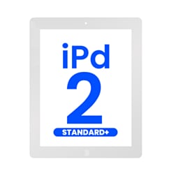 Standard+ Digitizer iPad 2 (WHITE) (iPad 2 Home Button Pre-Installed)