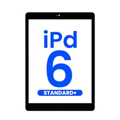 Standard+ Digitizer iPad 6 (2018) (BLACK) (Home Button Pre-Installed)