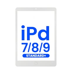 Standard+ Digitizer for iPad 7 (2019) / iPad 8 (2020) / iPad 9 (2021) (SILVER) (Home Button Pre-Installed)