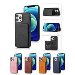 iPhone 11 Leather Pocket Wallet Case