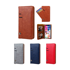 iPhone 11 Pro Max Luxury Leather Wallet Case with Credit Card Slot