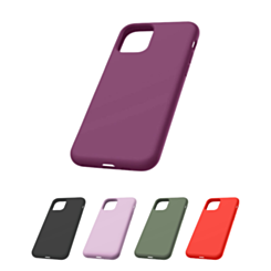 iPhone 11 Soft Solid Silicone Case (Full Buttom Cover)