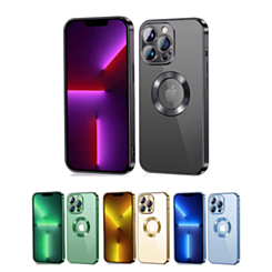 iPhone 12 / 12 Pro Shiny Wireless Charging Clear Case