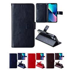 iPhone 12 Pro Max / 13 Pro Max Leather Wallet Case with Card Slot