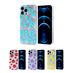 iPhone 12 Pro Max Love Me Printed Clear Case