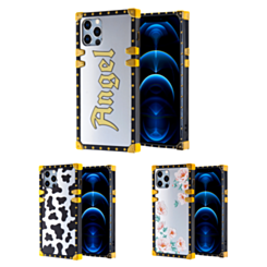 iPhone 12 Pro Max Square Case with Mirror Design