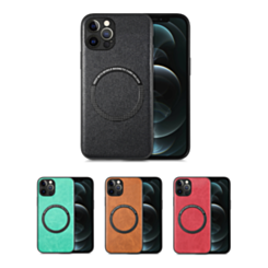 iPhone 12 Pro Max Wireless Charging Full Leather Case