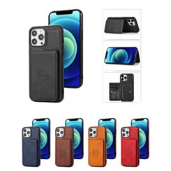 iPhone 13 Mini Leather Pocket Wallet Case