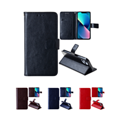 iPhone 13 Mini Leather Wallet Case with Card Slot