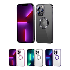 iPhone 13 Pro Max Shiny Wireless Charging Clear Case