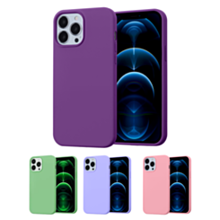 iPhone 13 Pro Max Soft Solid Silicone Case (Full Buttom Cover)