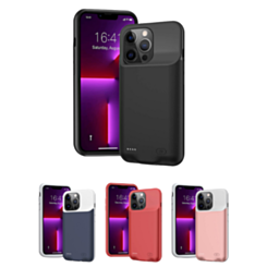 iPhone 13 Pro Portable Soft Rubber Slim Protective Charging Case 7000mAh