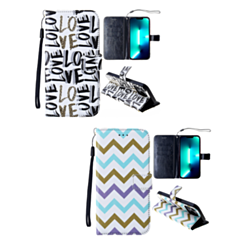 iPhone 13 Pro Printed Design Sport Wallet Case