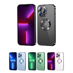 iPhone 13 Pro Shiny Wireless Charging Clear Case