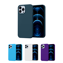 iPhone 13 Pro Soft Solid Silicone Case (Full Buttom Cover)