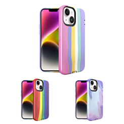 Thinner Heavy Duty Rainbow Case for iPhone 13 / 14 / 16e / 17e