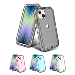 iPhone 14 Plus / 15 Plus Transparent Shockproof Case