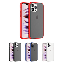 iPhone 14 Pro Hard PC Rear / Soft TPU Colorful Border Case