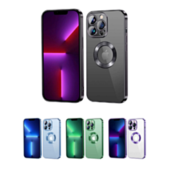 iPhone 14 Pro Max Shiny Wireless Charging Clear Case