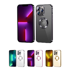 iPhone 14 Pro Shiny Wireless Charging Clear Case