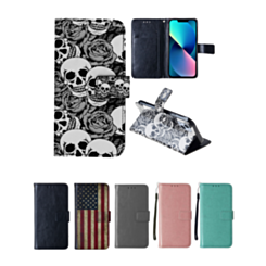 iPhone 14 Plus / 15 Plus Leather Wallet Case with Card Slot