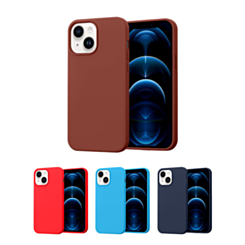 iPhone 14 Plus / 15 Plus Soft Solid Silicone Case (Full Buttom Cover)