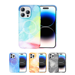 iPhone 15 Pro Full Ink Painting Wireless Charging Case