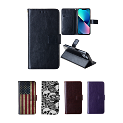 iPhone 15 Pro Leather Wallet Case with Card Slot