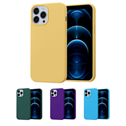 iPhone 15 Pro Max Soft Solid Silicone Case (Full Buttom Cover)