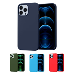 iPhone 15 Pro Soft Solid Silicone Case (Full Buttom Cover)