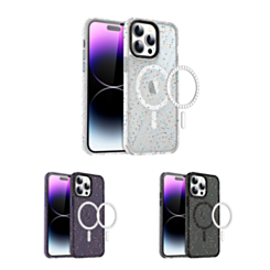 iPhone 15 Pro Splash-Ink Design Wireless Charging Case
