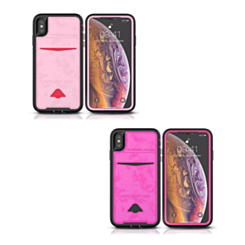iPhone 8P / 7P / 6sP / 6P Leather Card Slots Wallet 2in Hybrid Case