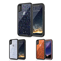 iPhone 8P / 7P / 6sP / 6P Shiny Dual Layer Flexible Protective Case