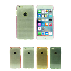 iPhone 8P / 7P Diamond Pattern Transparent Silicone