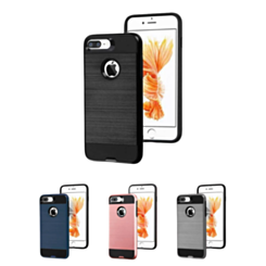 iPhone 8P / 7P Hybrid Metal Brushed Shockproof Case