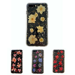 iPhone 8P / 7P Real Flower Silicone Case
