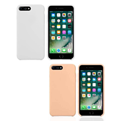 iPhone 8P / 7P Soft Leather Silicone Case