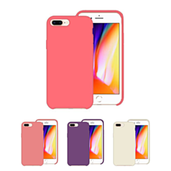 iPhone 8P / 7P Soft Solid Silicone Case (Full Bottom Open)
