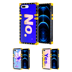 iPhone 8P / 7P Square Case with Blue Light Design