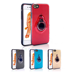 iPhone 8P / 7P TPU Design Magnet Case with I - Ring