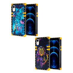 iPhone XR Acrylic Mirror Shiny Scratchproof Square Case with Ring