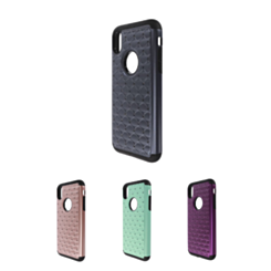 iPhone XR Diamond Rhinestone Dual Layer Hybrid Case