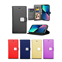 iPhone XR Elegant Leather Wallet Case