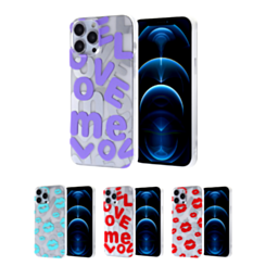 iPhone XR Love Me Printed Clear Case