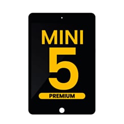 LCD and Digitizer Assembly for iPad Mini 5 (BLACK) (Sleep / Wake Sensor Flex Pre-Installed) (Premium)