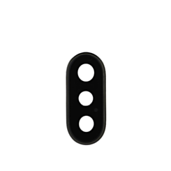 Back Camera Lens with Bracket for iPhone X (BLACK)