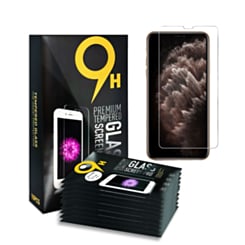Purchase the Clear Tempered Glass for iPhone 11 Pro, XS, and X — V3, 2.5D, pack of 10.
