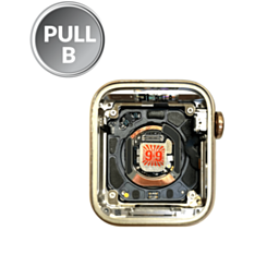 Housing for iWatch Series 4 (40mm) (GPS & Cellular / Small Components) (STAINLESS STEEL GOLD) (OEM Pull B Grade)